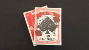 Rose Elites - Old Masters (Red) Playing Cards markiertes Poker Kartenspiel rot