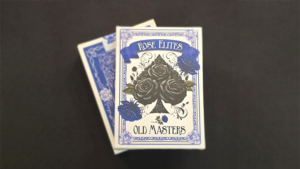 Rose Elites - Old Masters (Blue) Playing Cards markiertes Poker Kartenspiel blau