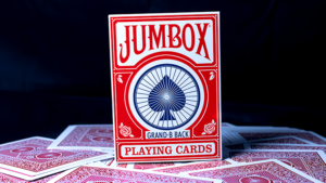 Jumbox Marked Deck (Red) by Magic Dream markiertes Jumbo Poker Kartenspiel