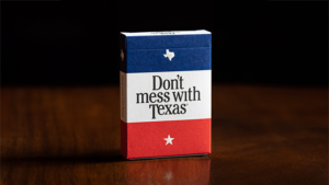 DON'T MESS WITH TEXAS™ PLAYING CARDS by Fultons Poker Kartenspiel rot