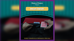 Instant Switch (Blue) by Henry Evans rotes und blaues Kartenspiel wechseln Ort