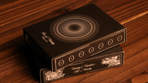 Tree of Vanity Playing Cards by Tony Lee markiertes Poker Kartenspiel schwarz