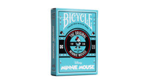 Bicycle Disney Classic Minnie Mouse Playing Card by US Playing Cards Disney Comic Poker Kartenspiel blau