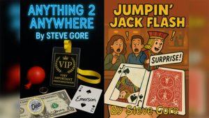 Anything 2 Anywhere/Jumpin' Jack Flash by Steve Gore Karte Münze oder Ring an unmöglichen Ort
