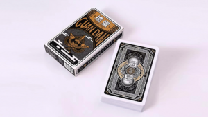 GUAN DAM -Warriors of the Three Kingdoms (Black) Playing Cards by YOKAGAME Poker Kartenspiel schwarz