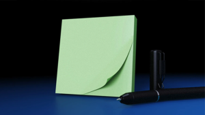 The Iarvel Magic Post-It Pad (Green) by Iarvel Magic Post-it Block überträgt Geschriebenes grüne Version