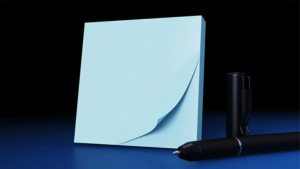 The Iarvel Magic Post-It Pad (Blue) by Iarvel Magic Post-it Block überträgt Geschriebenes blaue Version