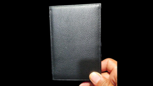 Mini Bombshell Wallet (Black Pebble) by CAHYO Austauschgeldbörse Brieftasche Kieselsteinleder