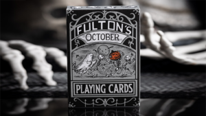 FULTONS OCTOBER TOMBSTONE GREY PLAYING CARDS Totenkopf Poker Kartenspiel grau