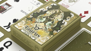 Taurus Playing Cards by WohStudio Sternzeichen Poker Kartenspiel Stier grün