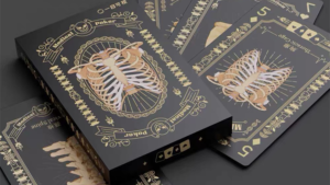 Medical Poker (Black) Playing Cards Anatomie Poker Kartenspiel schwarz