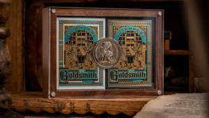 The Goldsmith 2-Deck Set by Kevin Cantrell 2 Kartenspiele und vergoldete Medaille limitiert
