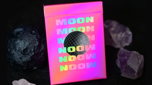Moon (Pink Holo) Playing Cards Cardistry Poker Kartenspiel pink holografisch