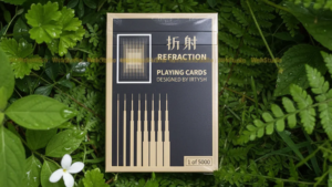 Refraction Playing Cards by WohStudios Poker Spielkarten schwarz braun