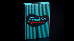 FRANKLIN BBQ RETRO BLACK PLAYING CARDS Poker Kartenspiel schwarz