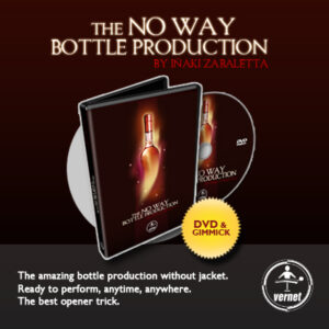 Flasche erscheint aus Tüchern Zaubertrick THE NO WAY BOTTLE PRODUCTION by Iñaki Zabaletta and Vernet Magic