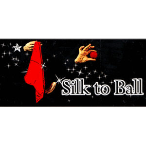 Silk to Ball Red (Automatic) by JL Magic Seidentuch verwandelt sich in Ball Rot