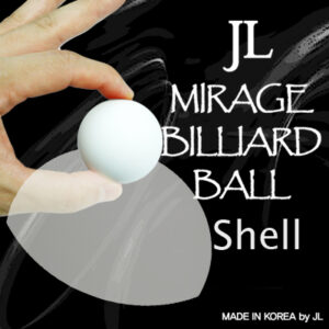 Chicagoer Billardballtrick 4,7 cm weiß Shell Silikon Mirage Billardkugeln von JL (WHITE, nur Schale)