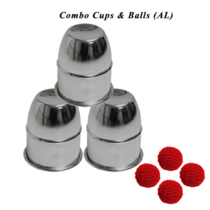 Chop Cup und Becherspiel Set Aluminium Combo Cups & Balls (AL) by Premium magic - Zaubertrick
