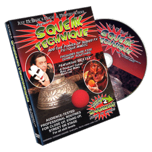 Squeak Technique (DVD and Squeakers) by Jeff McBride Tricks mit Quitschern Squeakern