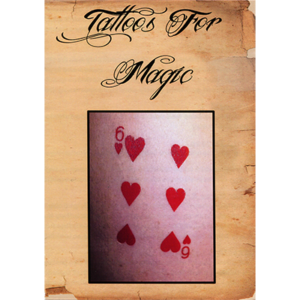 Tattoos (Karo 3, Three Of Diamonds) 10 Stck. - Zaubertrick