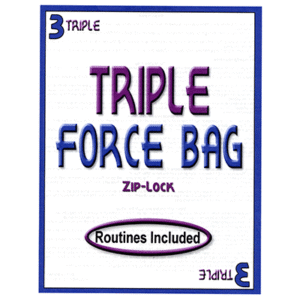 Transparenter Forcierbeutel dreifach Zip Lock Beutel Triple Force ZIP LOCK Bag