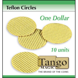 Teflon Cricles Dollar size (10 units w/DVD) by Tango -Trick (T002)