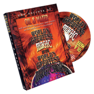 Oil & Water (World's Greatest Magic) DVD Öl und Wasser Kartentrick Routinen