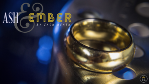 Ash and Ember Gold Curved Size 13 (2 Rings) by Zach Heath Ring wechselt Farbe