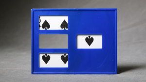 Zig Zag Card (plastic) by Mr. Magic Zersägte Karte MiniIllusion Kartentrick