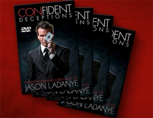 Confident Deceptions (4 DVD Set) by Jason Ladanye 16 Kartentricks für Anfänger bis Profis