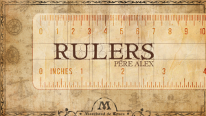 Rulers by Père Alex & Marchand de trucs optische Illusion mit 2 Linealen