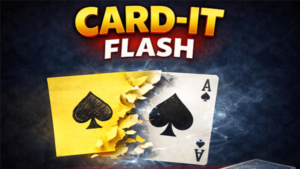 Card-It Flash (Blue) by Anthony Vasquez Post-it-Zettel Verwandlung Spielkarte blau