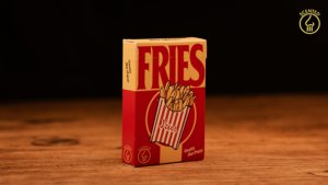 Fries (scented) Playing Cards by MPC Poker Spielkarten mit Pommesgeschmack gelb