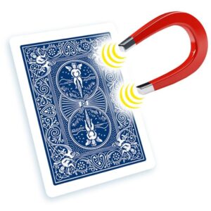 Shim Card Blue Bicycle Karte mit Metalleinlage blau