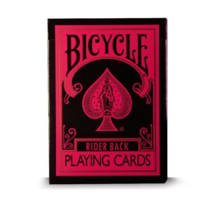 Bicycle Reverse (Pink & Black) Poker Kartenspiel vertauschte Farben pink schwarz