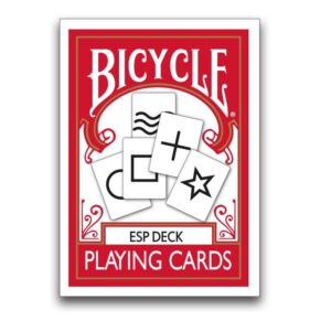 Bicycle ESP Deck 55 Karten ESP Kartenspiel mit 5 Zaubertricks