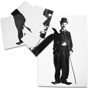 Poster Restoration Charlie Chaplin Teile eines Posters fügen sich zusammen
