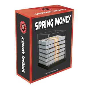 Spring Money by Tora Magic transparente leere Box befüllt sich mit Dollar-Geldscheinen