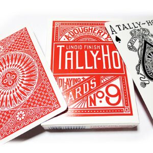 Tally Ho Rot Poker Kartenspiel Circle Back Rückenmuster