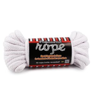 Baumwollseil weiß 15 m 8 mm weich + 15 Tricks Professional Rope White