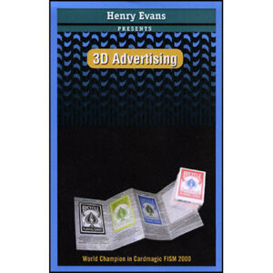 3D Advertising by Henry Evans Kartenspiel erscheint aus Katalog