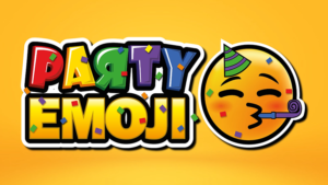 PARTY EMOJI by by Nox & Luis Zavaleta Trauriges Emoji verwandelt sich in fröhliches Emoji Kinderzauberei