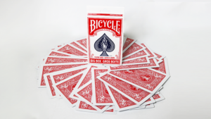 Bicycle Jumbo ESP 50 Cards Red (10 of each Square, Wavy Lines, Star, Circle and Cross) by Murphy's Magic ESP Kartenset rot
