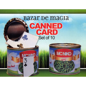 Canned Card (Red) ( Set von 10 Dosen )von Bazar de Magia - Zaubertrick